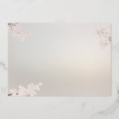  Elegant Pearl Romance Save the Date Kaart (Achterkant)