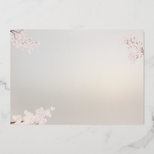  Elegant Pearl Romance Save the Date Kaart (Achterkant)