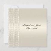 Elegant Pearl Satin Kaart (Voorkant)