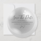 Elegant Pearl Simple Chic Save The Date (Voorkant)