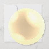 Elegant Pearl Simple Chic Save The Date (Achterkant)