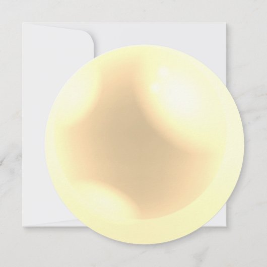 Elegant Pearl Simple Chic Save The Date (Achterkant)