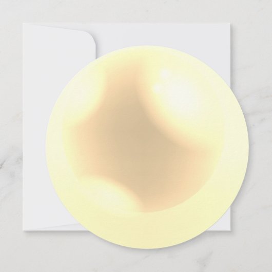 Elegant Pearl Simple Chic Wedding Invitation Save The Date (Achterkant)