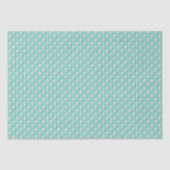 Elegant Pearl & Turquoise Tissue Papier (Voorkant)