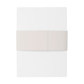 Elegant Pearl Wedding Invitation Belly Band Uitnodigingen Wikkel (Achterkant Voorbeeld)