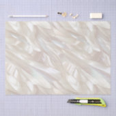 Elegant Pearl White Shell Abstract Tissuepapier (Craft)