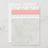 Elegant Pearls Bridal Shower Invitations Kaart (Achterkant)