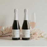Elegant Pearls en Prosecco Vrijgezellenfeest Favor Sparkling Wijnetiket<br><div class="desc">Legant Pearls en Prosecco Vrijgezellenfeest Favor Mousserende Wijn Label</div>