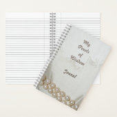 Elegant Pearls of Wisdom Journal Notitieboek (Binnen)