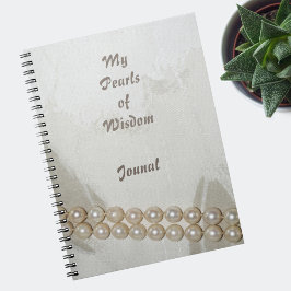 Elegant Pearls of Wisdom Journal Notitieboek