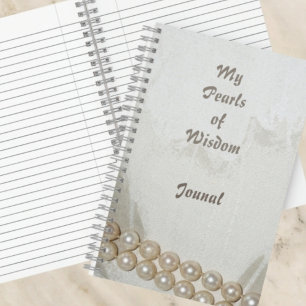 Elegant Pearls of Wisdom Journal Notitieboek