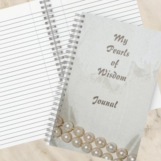 Elegant Pearls of Wisdom Journal Notitieboek