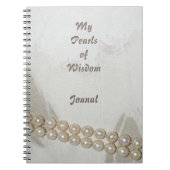 Elegant Pearls of Wisdom Journal Notitieboek (Voorkant)