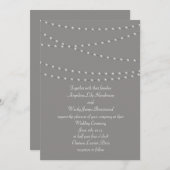 Elegant Pearls over de uitnodiging tot het indiene (Voorkant / Achterkant)