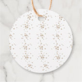 Elegant Pearls & Prosecco Vrijgezellenfeest Dank u Bedankjes Labels (Achterkant)