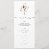 Elegant Pearls & Prosecco Vrijgezellenfeest Menu K (Voorkant)