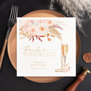 Elegant Pearls & Prosecco Vrijgezellenfeest Servet