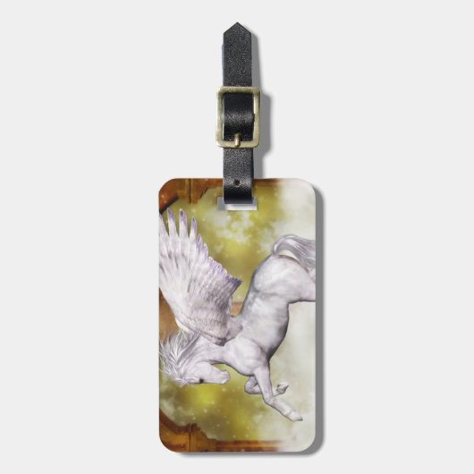 Elegant Pegasus Bagagelabel (Voorkant verticaal)