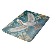 Elegant Pelikaan Vogel Tropisch Paradijs Badmat (Gekanteld)
