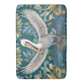 Elegant Pelikaan Vogel Tropisch Paradijs Badmat (Voorkant Verticaal)