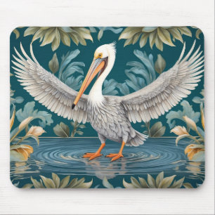 Elegant Pelikaan Vogel Tropisch Paradijs Muismat