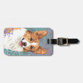 Elegant Pembroke Welsh Corgi Bagagelabel (Voorkant horizontaal)