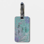 Elegant Pembroke Welsh Corgi Bagagelabel (Achterkant verticaal)