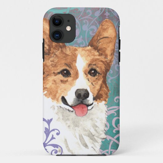 Elegant Pembroke Welsh Corgi Case-Mate iPhone Case (Achterkant)