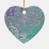 Elegant Pembroke Welsh Corgi Keramisch Ornament (Achterkant)