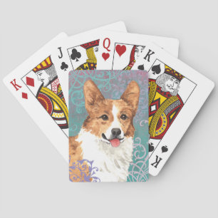 Elegant Pembroke Welsh Corgi Speelkaarten