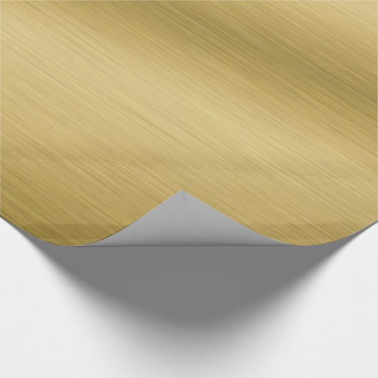 Elegant pensed Gold Kijk kunstwerk Cadeaupapier (Hoek)
