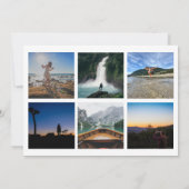 Elegant penseelscript Vrolijke foto Moderne kerst Feestdagenkaart (Achterkant)