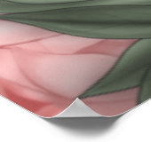 Elegant Peonies. Gelukkige verjaardag. Gepersonali Poster (Hoek)