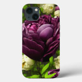 Elegant Peonies & Rozen Telefoon Case (Achterkant)