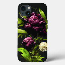 Elegant Peonies & Rozen Telefoon Case