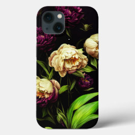 Elegant Peonies & Rozen Telefoon Case