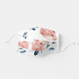 Elegant Peony Mask Stoffen Mondkapje