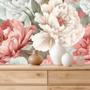 Elegant Peony naadloos patroon Behang