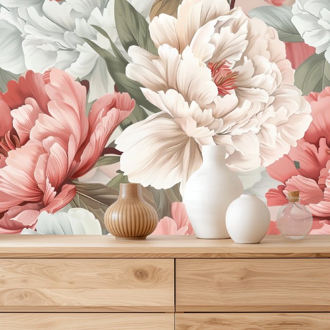 Elegant Peony naadloos patroon Behang (Creator heeft geüpload)