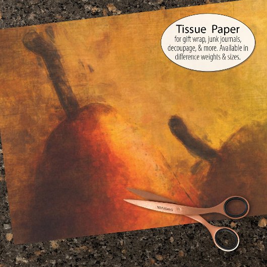 Elegant peren schilderen tissuepapier