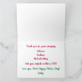 Elegant Perfect Moeder Verbazingwekkende Liefde Vo Kaart (Binnen)