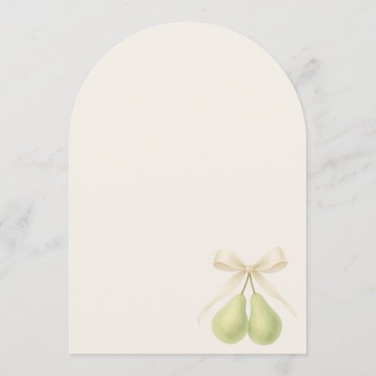 Elegant Perfect Pair Couples Shower Kaart (Achterkant)