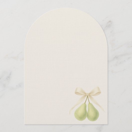 Elegant Perfect Pair Couples Shower Kaart (Achterkant)