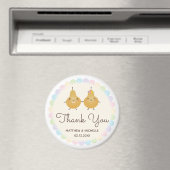 Elegant Perfect Pear Whimsical Weddenschap Bedankt Magneet (Insitu (Vaatwasser))