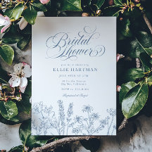 Elegant Periwinkle Blue Wildflower Vrijgezellenfee