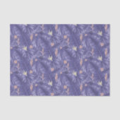 elegant periwinkle getild patroon tissuepapier (Voorkant)