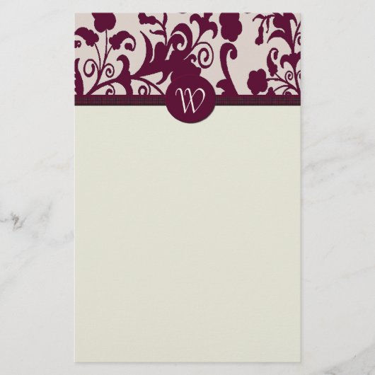 Elegant Personal Stationery Briefpapier (Voorkant)