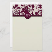 Elegant Personal Stationery Briefpapier (Voorkant / Achterkant)