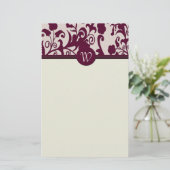 Elegant Personal Stationery Briefpapier (Staand voorkant)