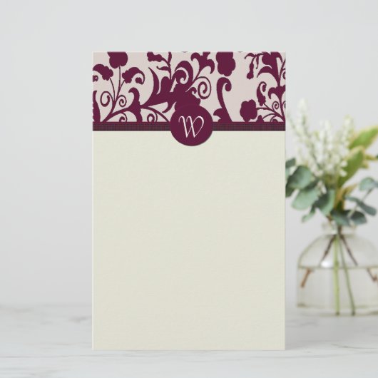 Elegant Personal Stationery Briefpapier (Staand voorkant)